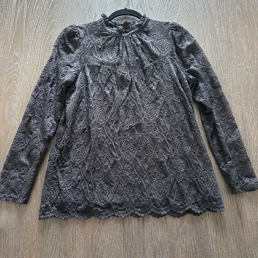 Gibson Black Lace Top